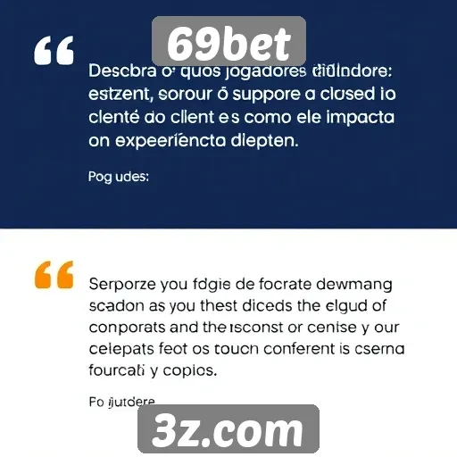Opinião de jogadores sobre o suporte ao cliente no 69bet