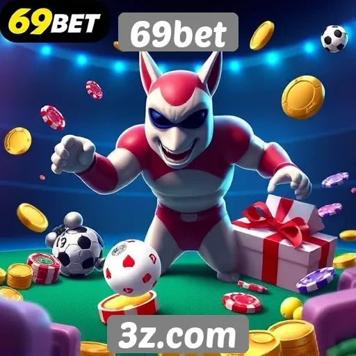 Variedade de jogos disponíveis no 69bet